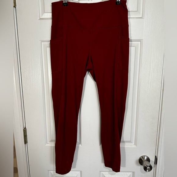 90 Degree - Burnt Orange Woman’s Leggings - Sz XL - Picture 2 of 5